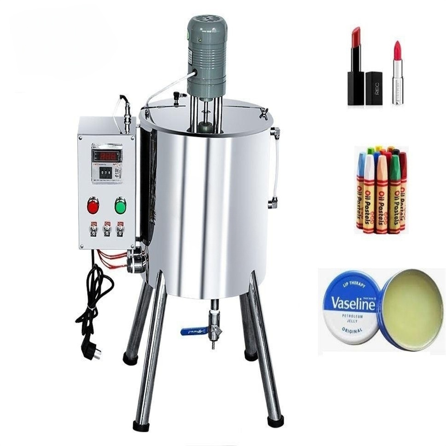 Food Cosmetic Small Thick Liquid Paste Chocolate Dishwashing Cream Candle Liquid Lipstick Heating Mixing Filling Machine