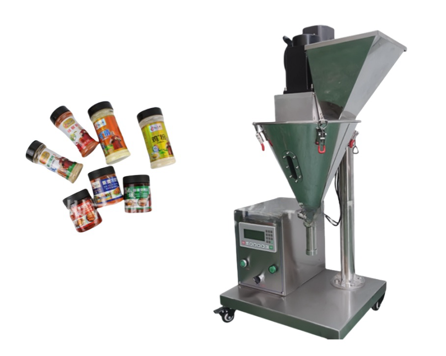 Desktop Ground Coffee Spice Powder Auger Filling Machine