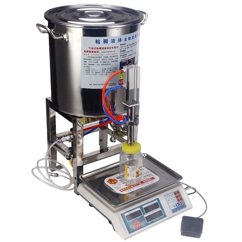 Single Head Honey Shampoo Cosmetic Paste Filling Machine