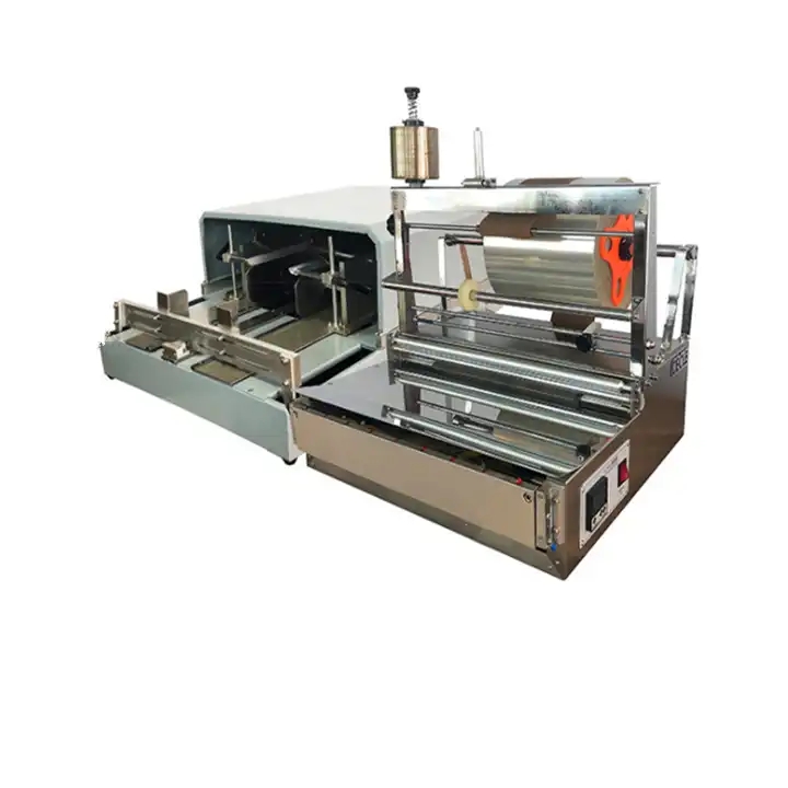Household Semi Automatic Cellophane Packaging Perfume Box Machine 