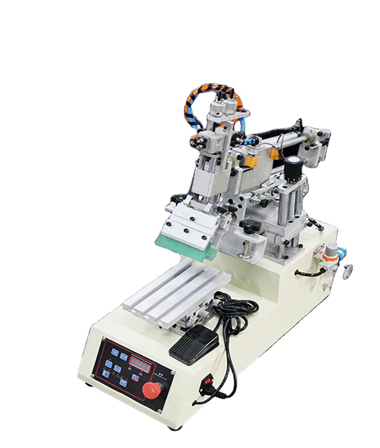 Desktop PVC Silk Screen Printing Machine Flat Screen Printer 