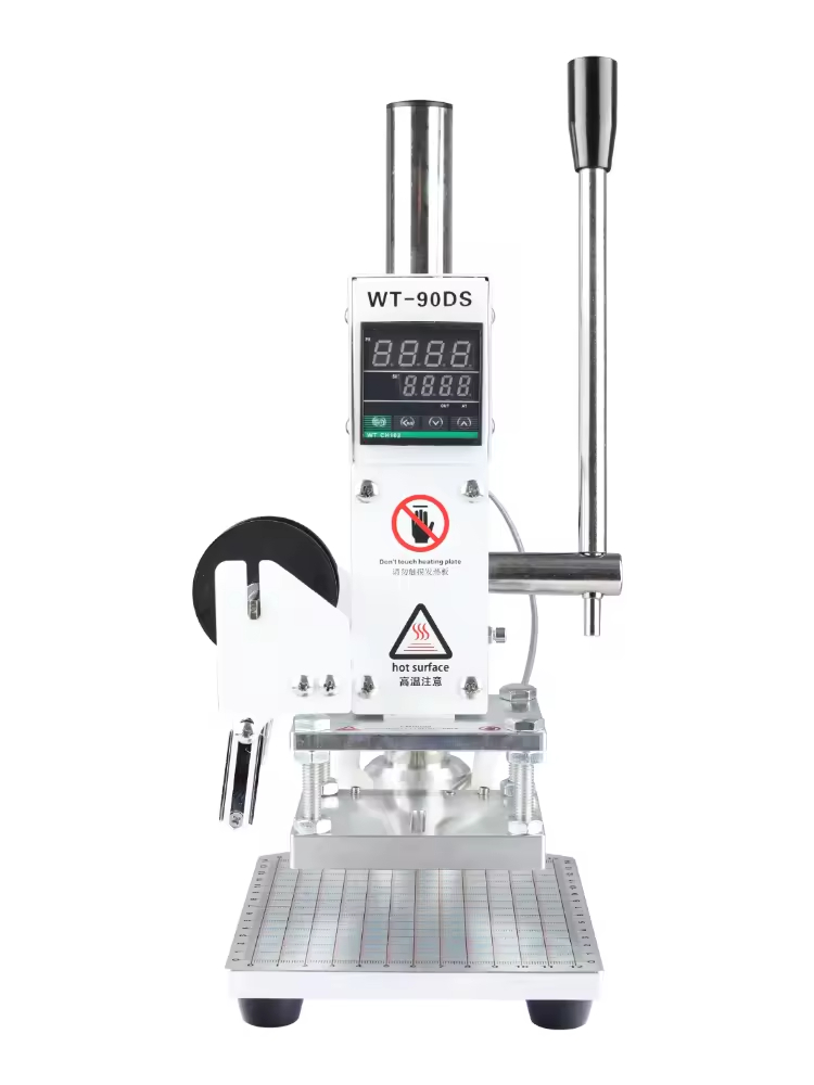 10*13CM Manual Hot Stamping Machine Both for LOGO and Letters