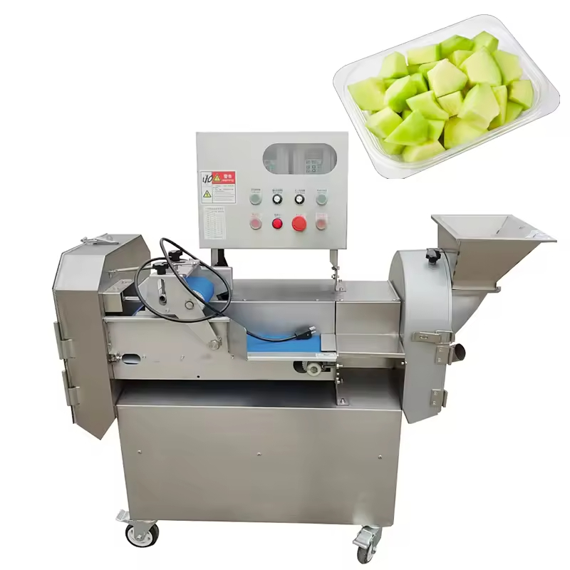 Stainless Steel Vegetable Cutter Onion Dicer Machine Cucumber Commercial Potato Vegetable Cube Slicer Cutting Machine